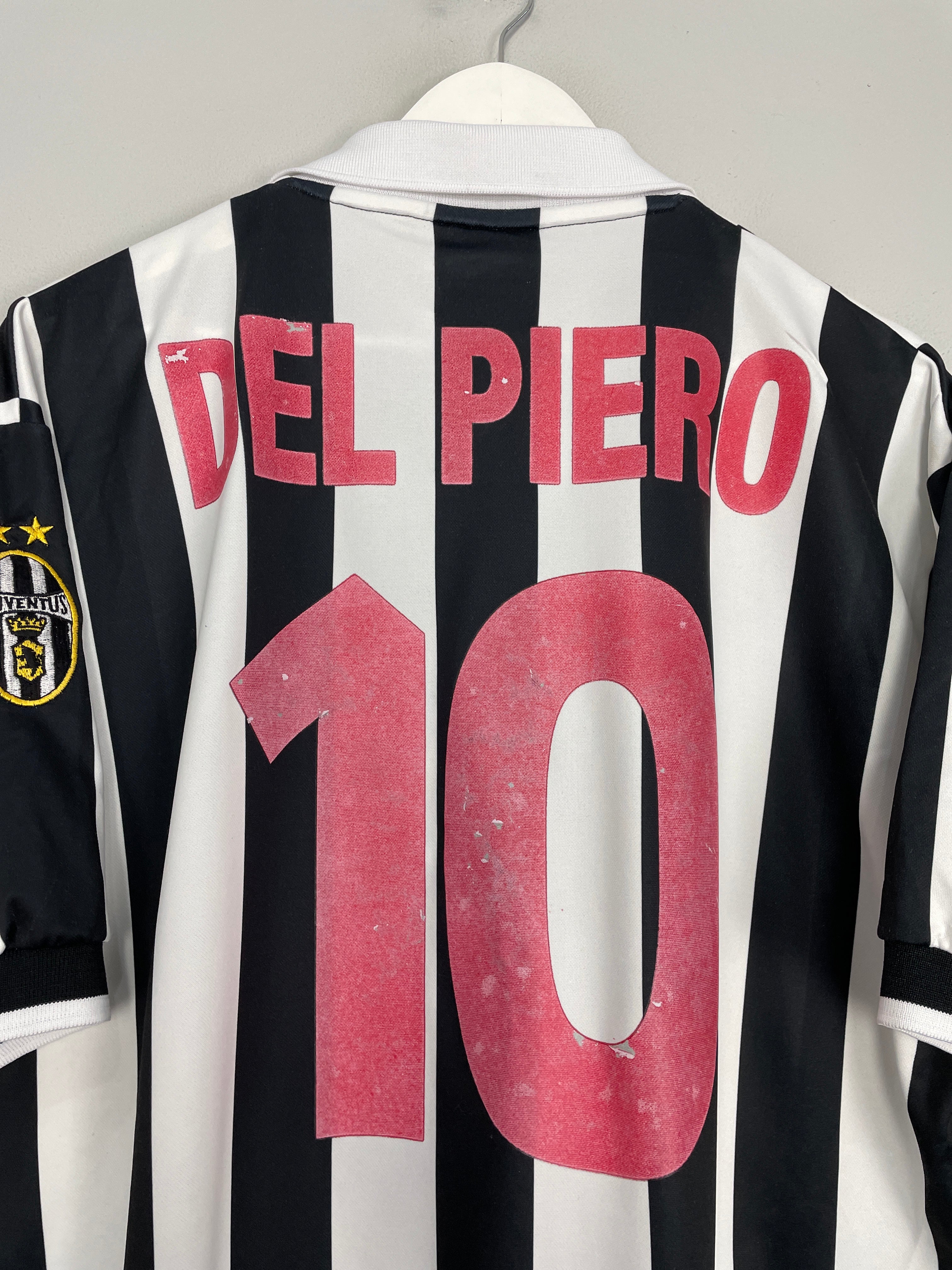 1998/99 JUVENTUS DEL PIERO #10 HOME SHIRT (XXL) KAPPA