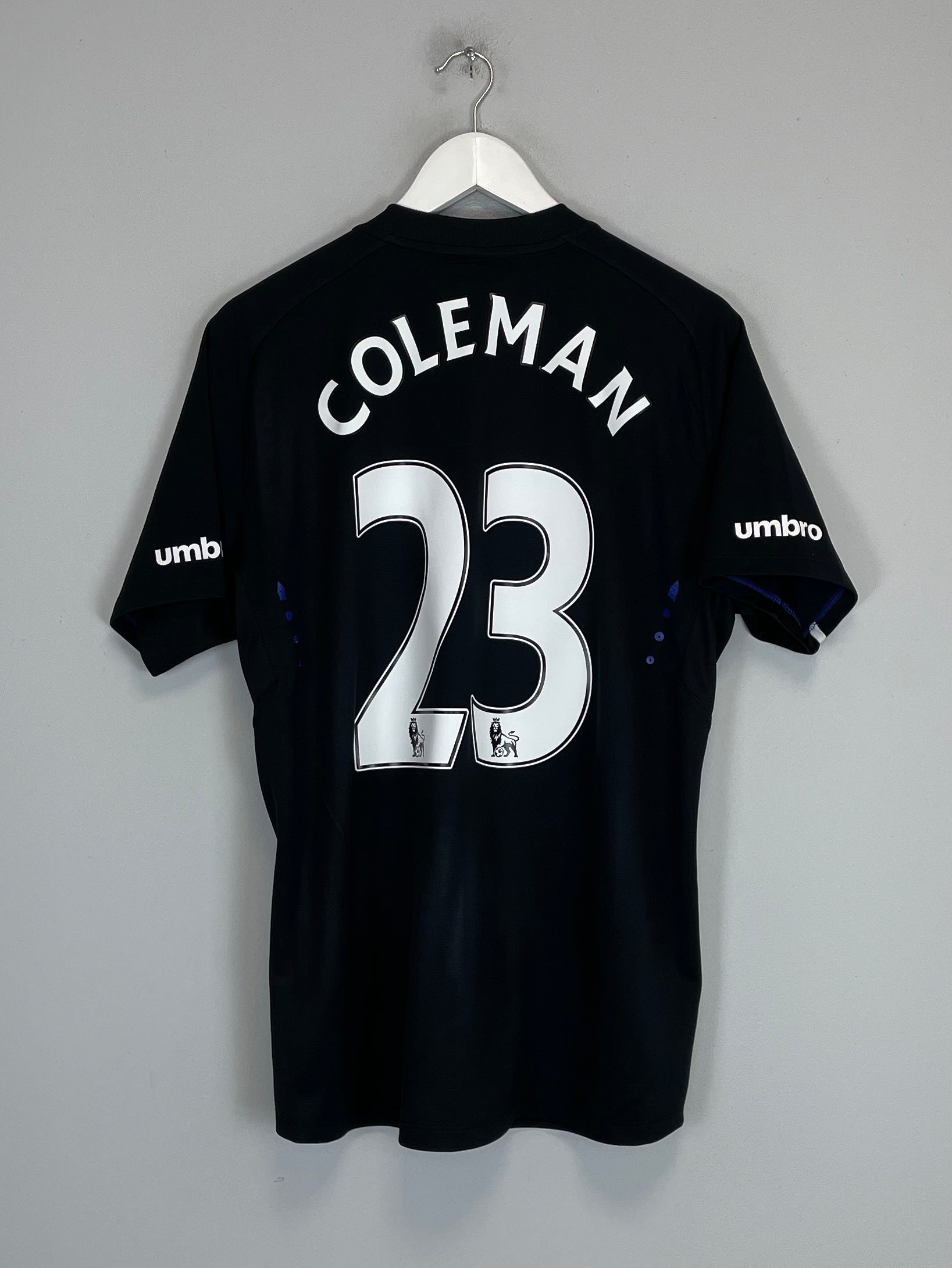 2014/15 EVERTON COLEMAN #23 AWAY SHIRT (L) UMBRO