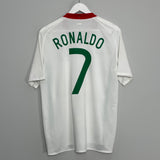 2008/09 PORTUGAL RONALDO #7 AWAY SHIRT (M) NIKE