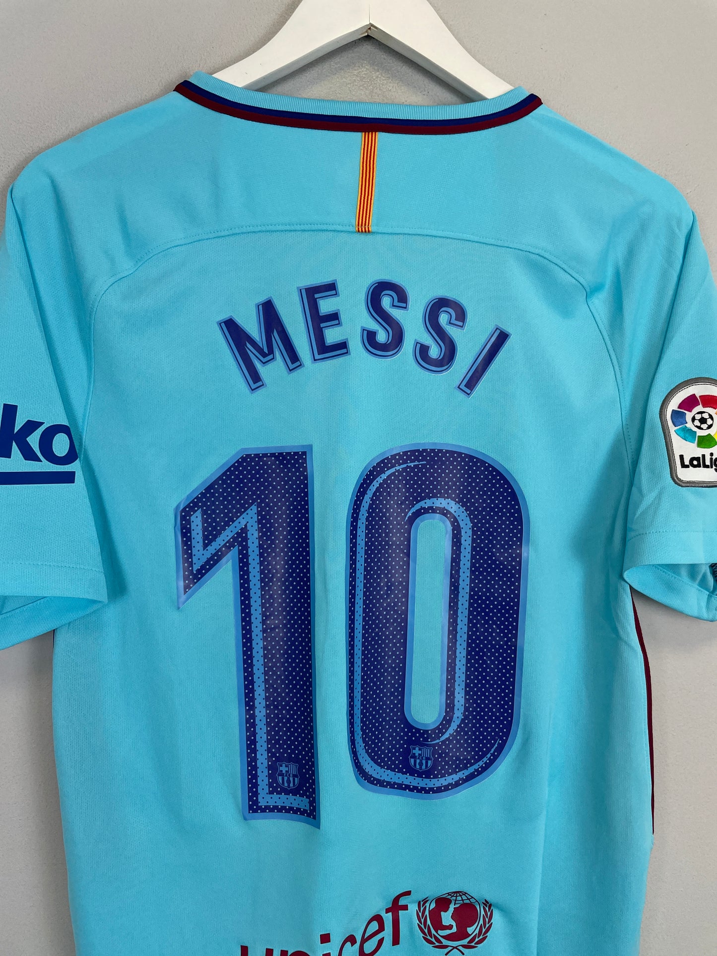 2017/18 BARCELONA MESSI #10 AWAY SHIRT (S) NIKE