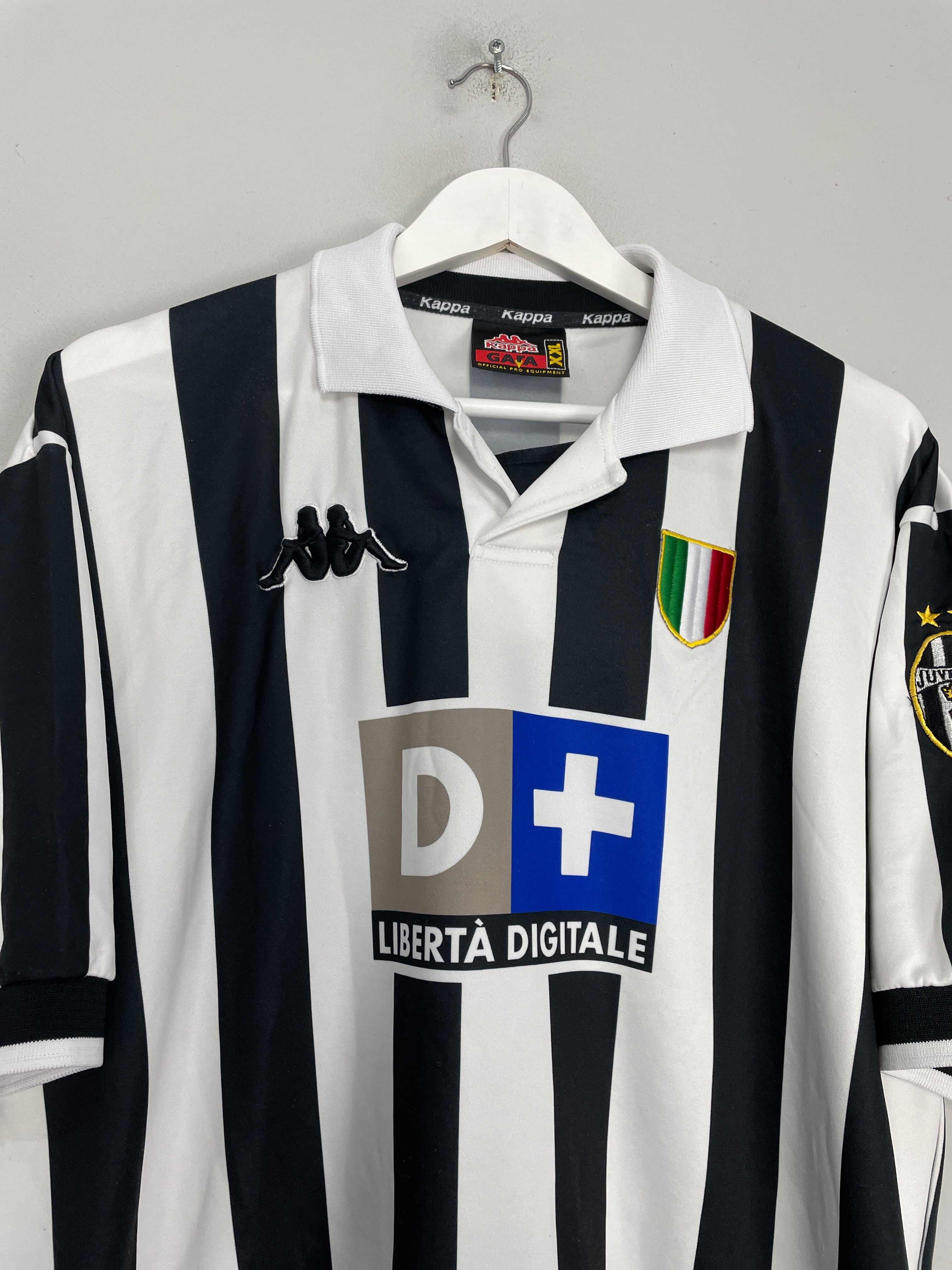 1998/99 JUVENTUS DEL PIERO #10 HOME SHIRT (XXL) KAPPA