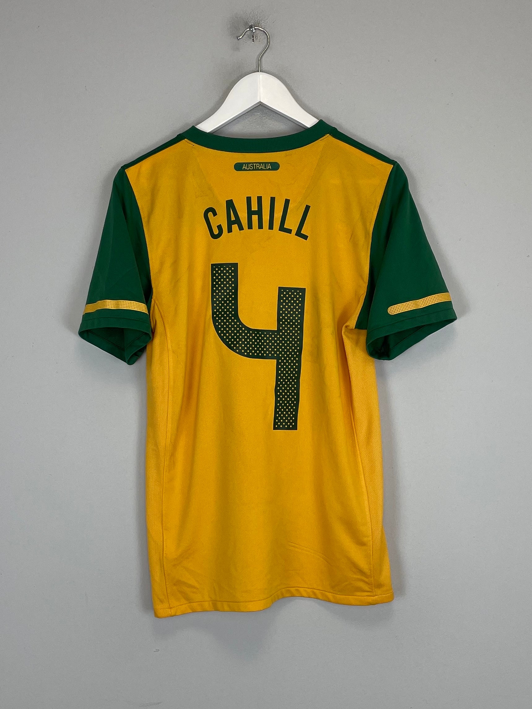 2010/11 AUSTRALIA CAHILL #4 HOME SHIRT (S) NIKE