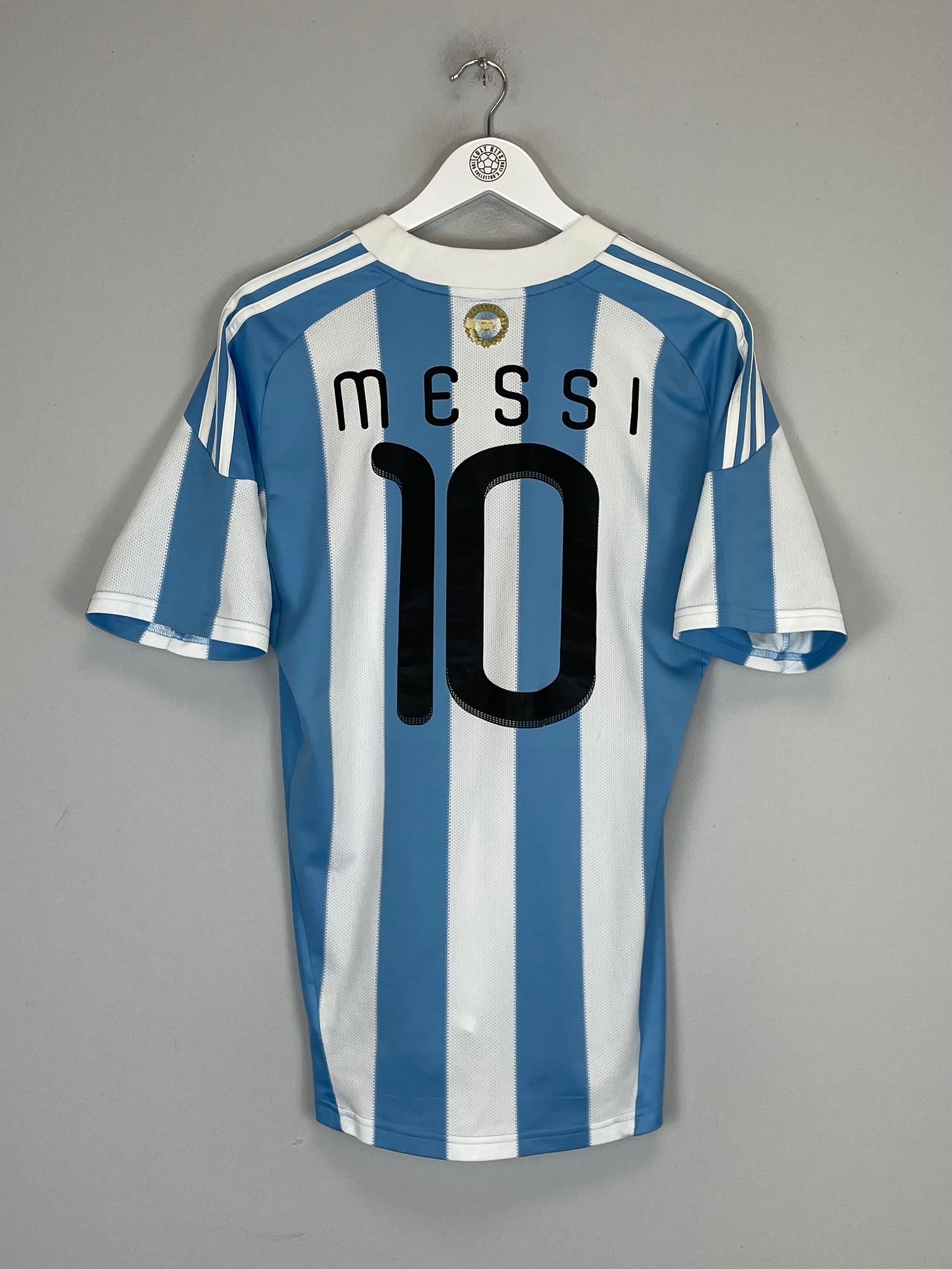 2010/11 ARGENTINA MESSI #10 HOME SHIRT (M) ADIDAS