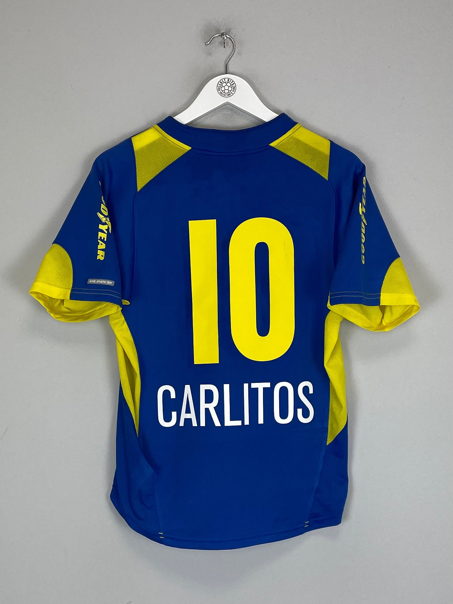 2005 BOCA JUNIORS CARLITOS #10 HOME SHIRT (S) NIKE