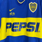 2003/04 BOCA JUNIORS 'TOKYO' HOME SHIRT (M) NIKE