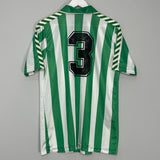 1988/90 REAL BETIS #3 HOME SHIRT (L) HUMMEL