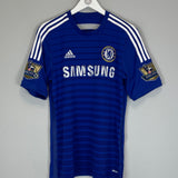 2014/15 CHELSEA CHAMPIONS #15 HOME SHIRT (M) ADIDAS