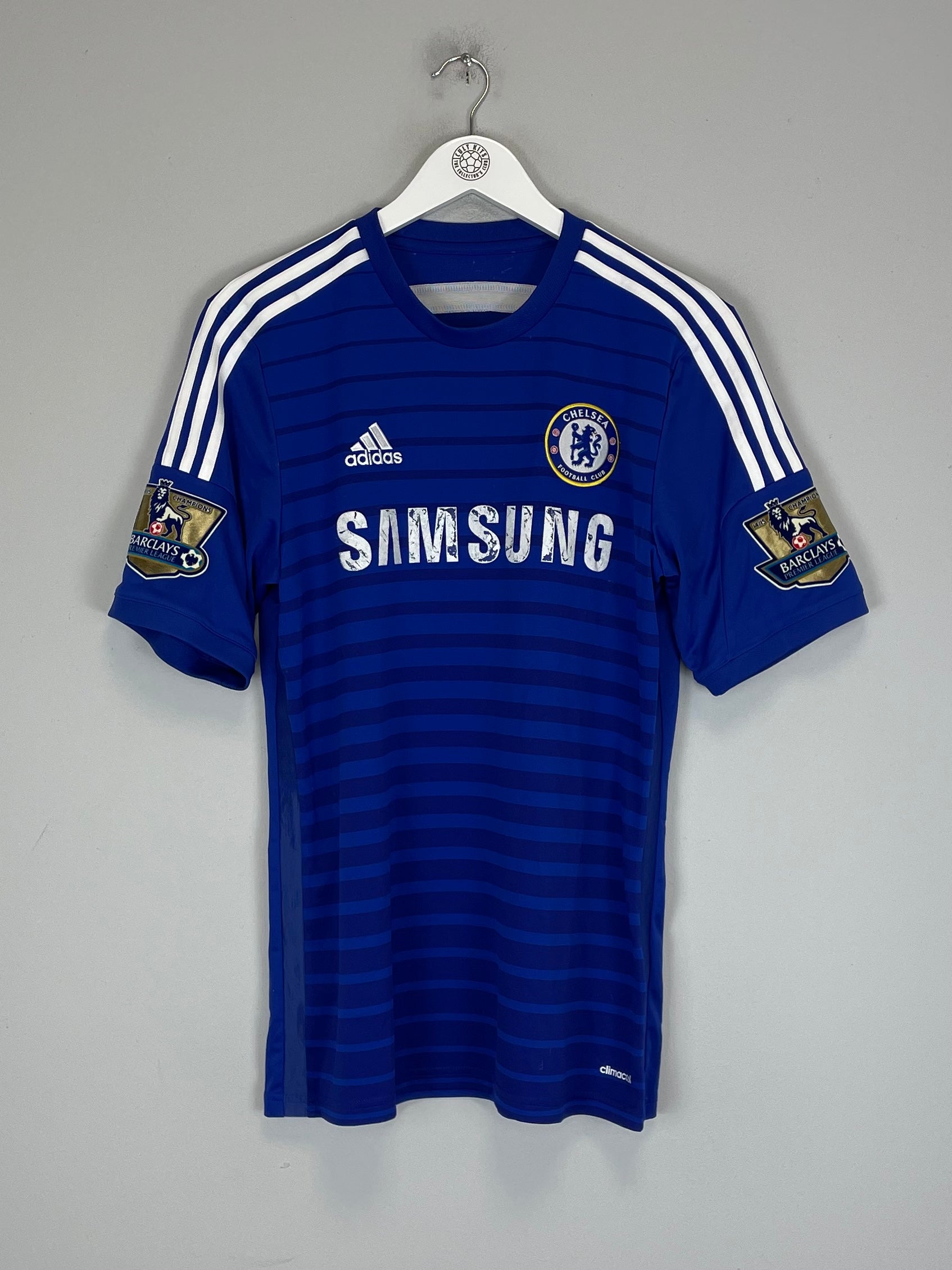 2014/15 CHELSEA CHAMPIONS #15 HOME SHIRT (M) ADIDAS