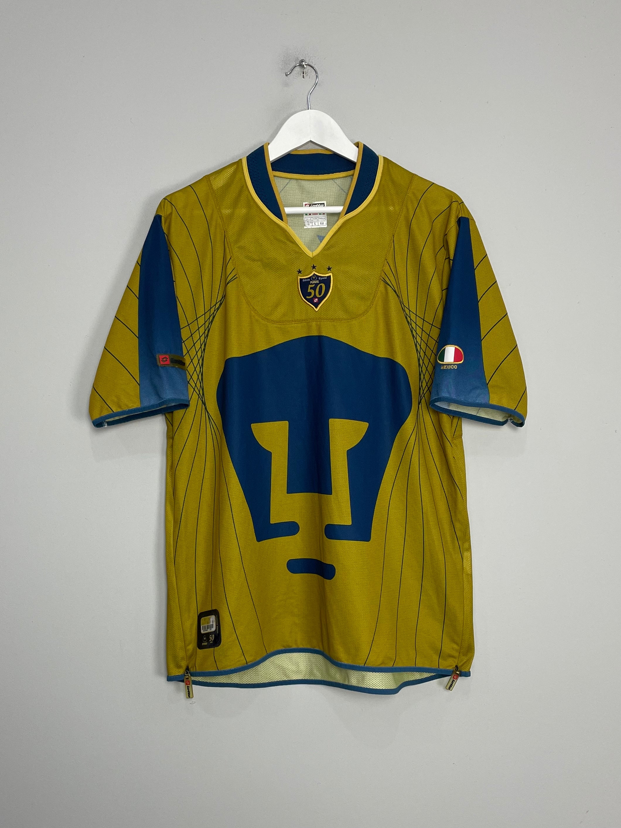 2003/04 UNAM PUMAS *50 YEARS* SPECIAL SHIRT (L) LOTTO