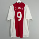 2001/02 AJAX ZLATAN #9 HOME SHIRT (XL) ADIDAS