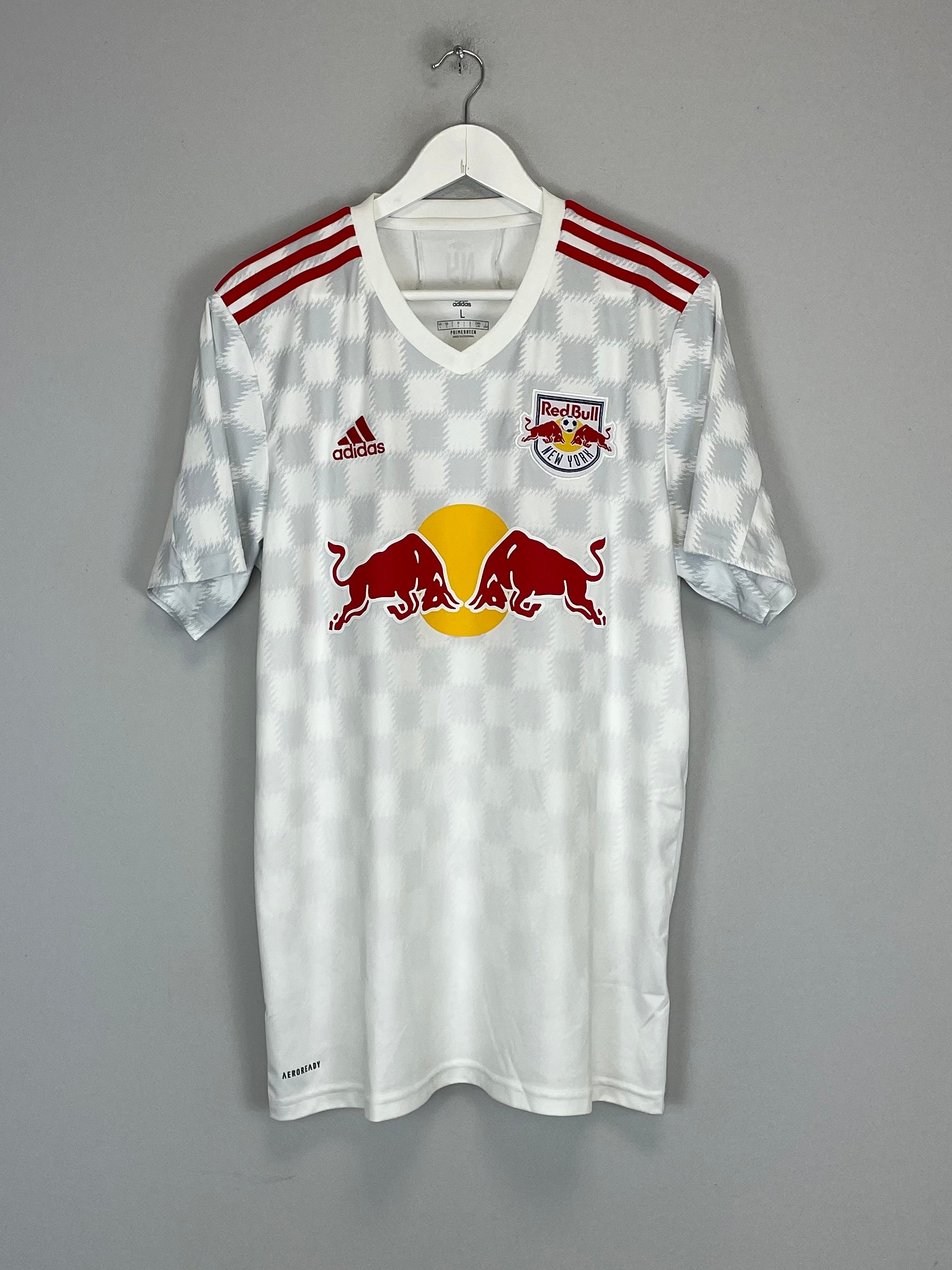 2021/22 NEW YORK RED BULLS HOME SHIRT (L) ADIDAS