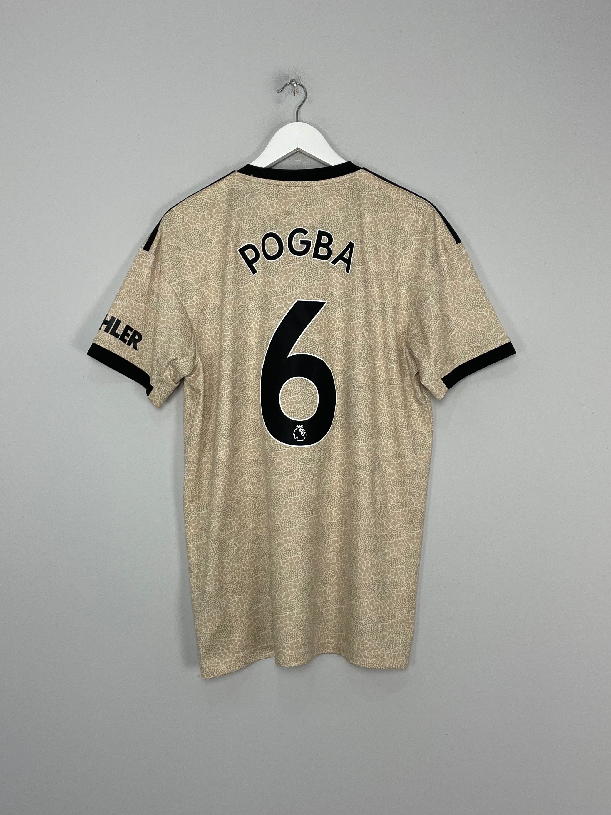 2019/20 MANCHESTER UNITED POGBA #6 AWAY SHIRT (L) ADIDAS