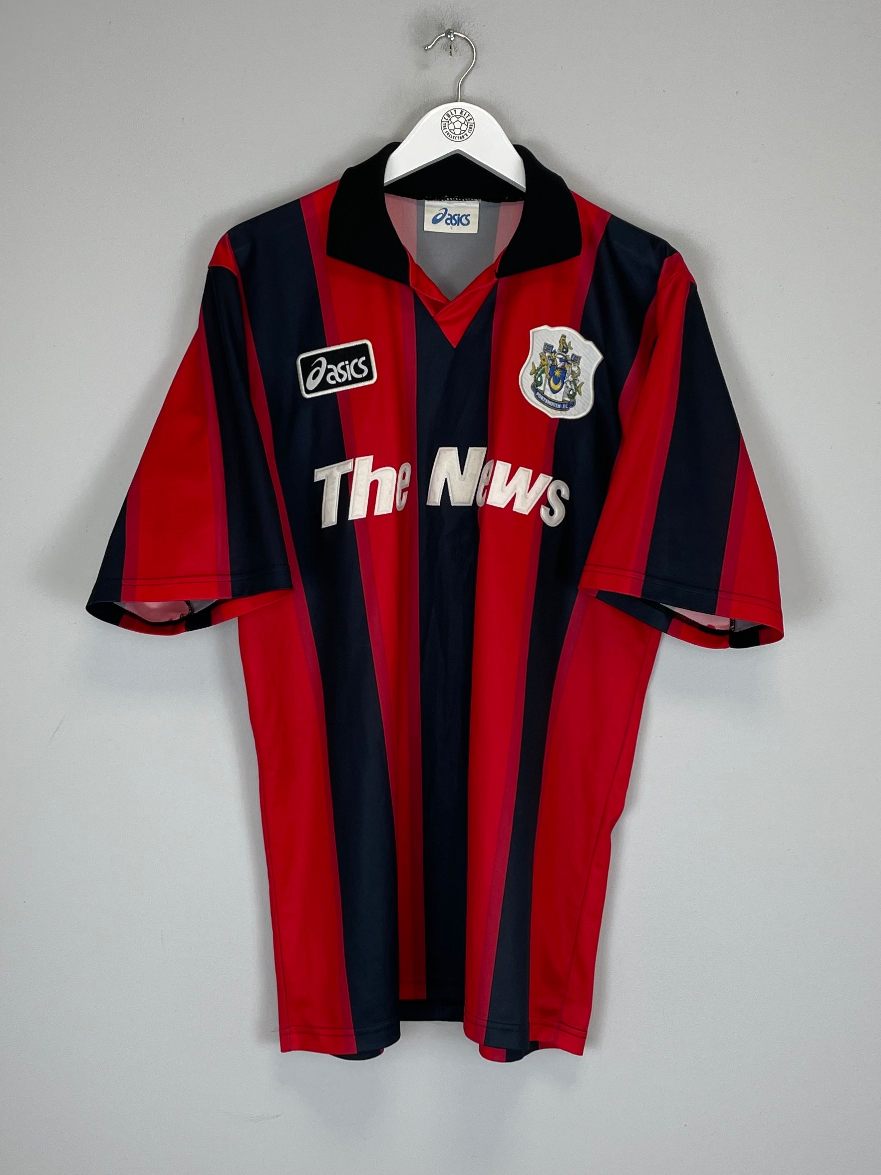 1995/97 PORTSMOUTH AWAY SHIRT (L) ASICS