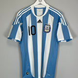 2010/11 ARGENTINA MESSI #10 HOME SHIRT (M) ADIDAS