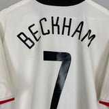 2002/03 MANCHESTER UNITED BECKHAM #7 AWAY SHIRT (L) NIKE