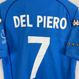 2002 ITALY DEL PIERO #7 HOME SHIRT (M) KAPPA