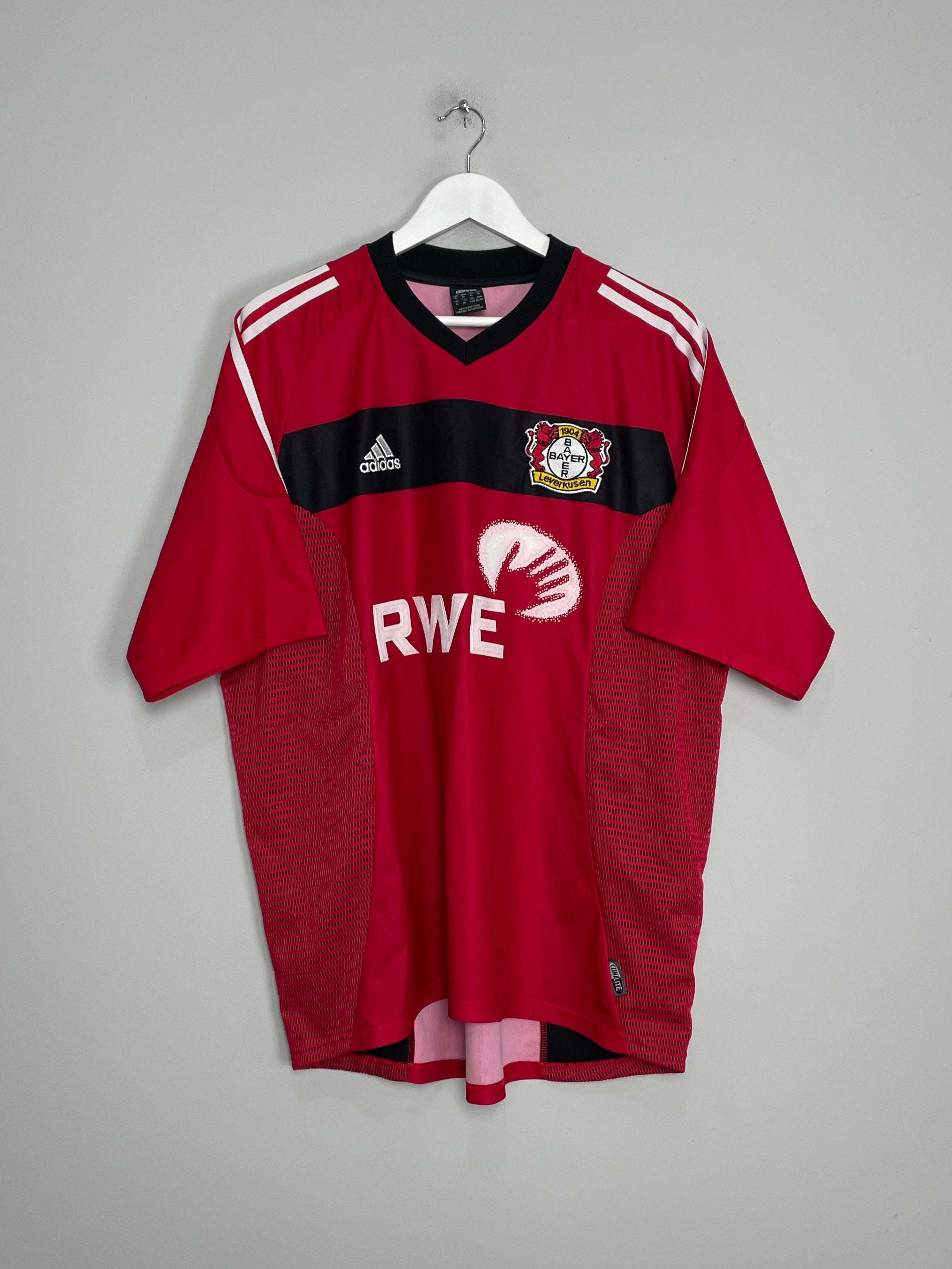 2002/04 BAYER LEVERKUSEN HOME SHIRT (XL) ADIDAS