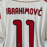 2011/12 AC MILAN IBRAHIMOVIC #11 AWAY SHIRT (XL) ADIDAS