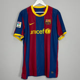 2010/11 BARCELONA MESSI #10 HOME SHIRT (XL) NIKE