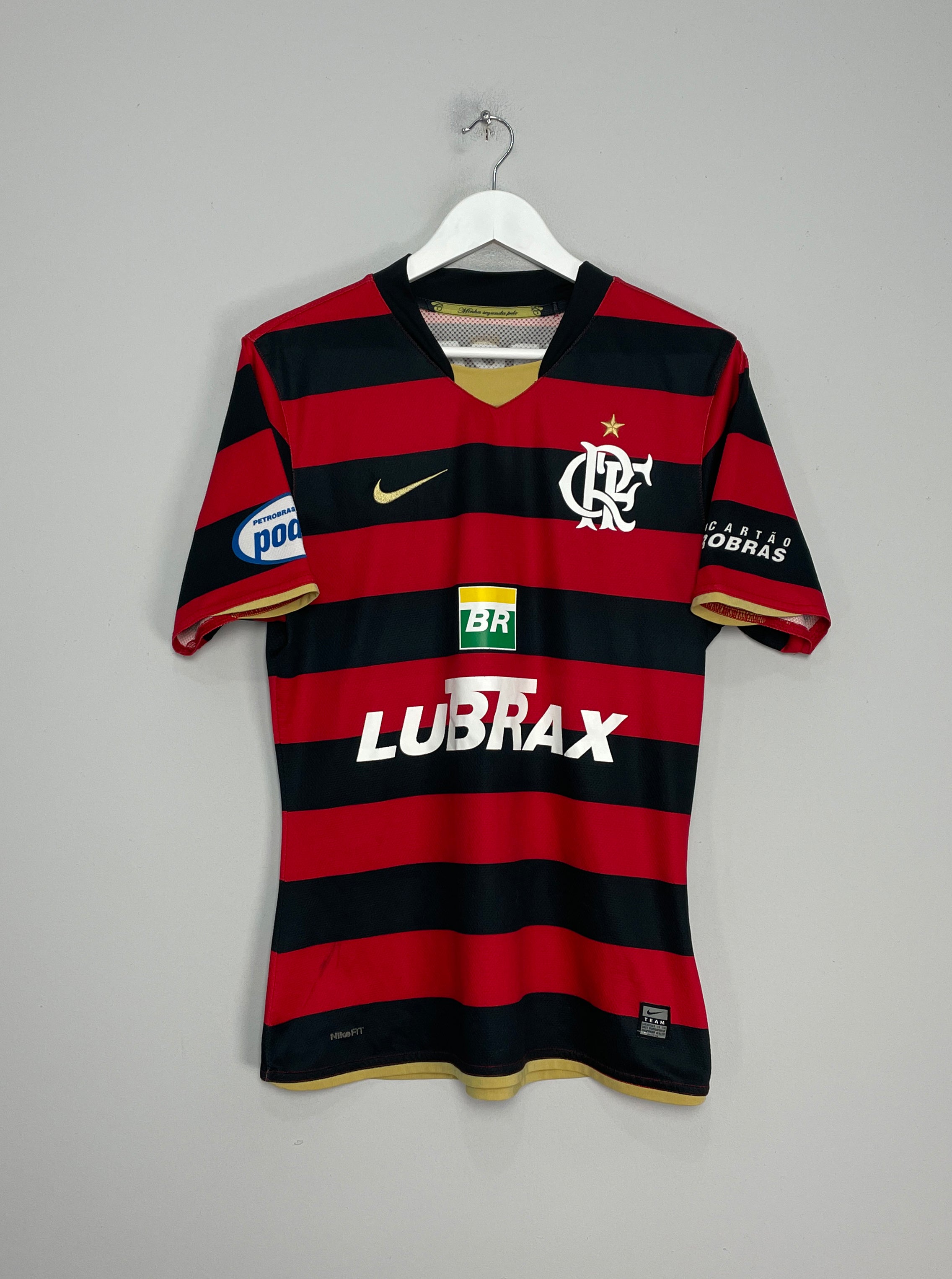 2008 FLAMENGO #10 WOMENS HOME SHIRT (M) NIKE