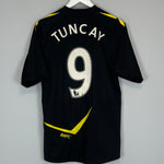 2011/12 BOLTON TUNCAY #9 AWAY SHIRT (M) REEBOK