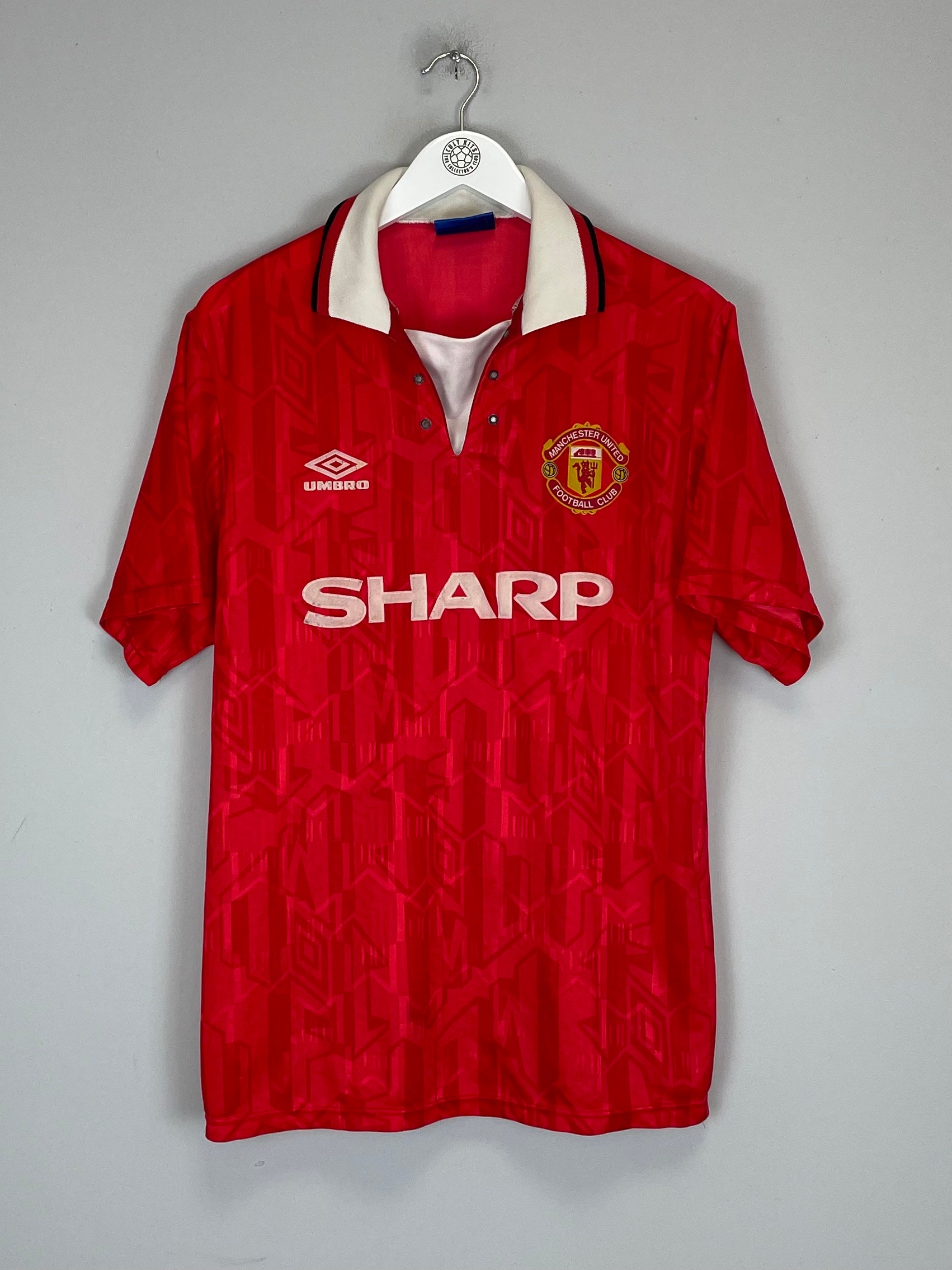 1992/94 MANCHESTER UNITED HOME SHIRT (L) UMBRO