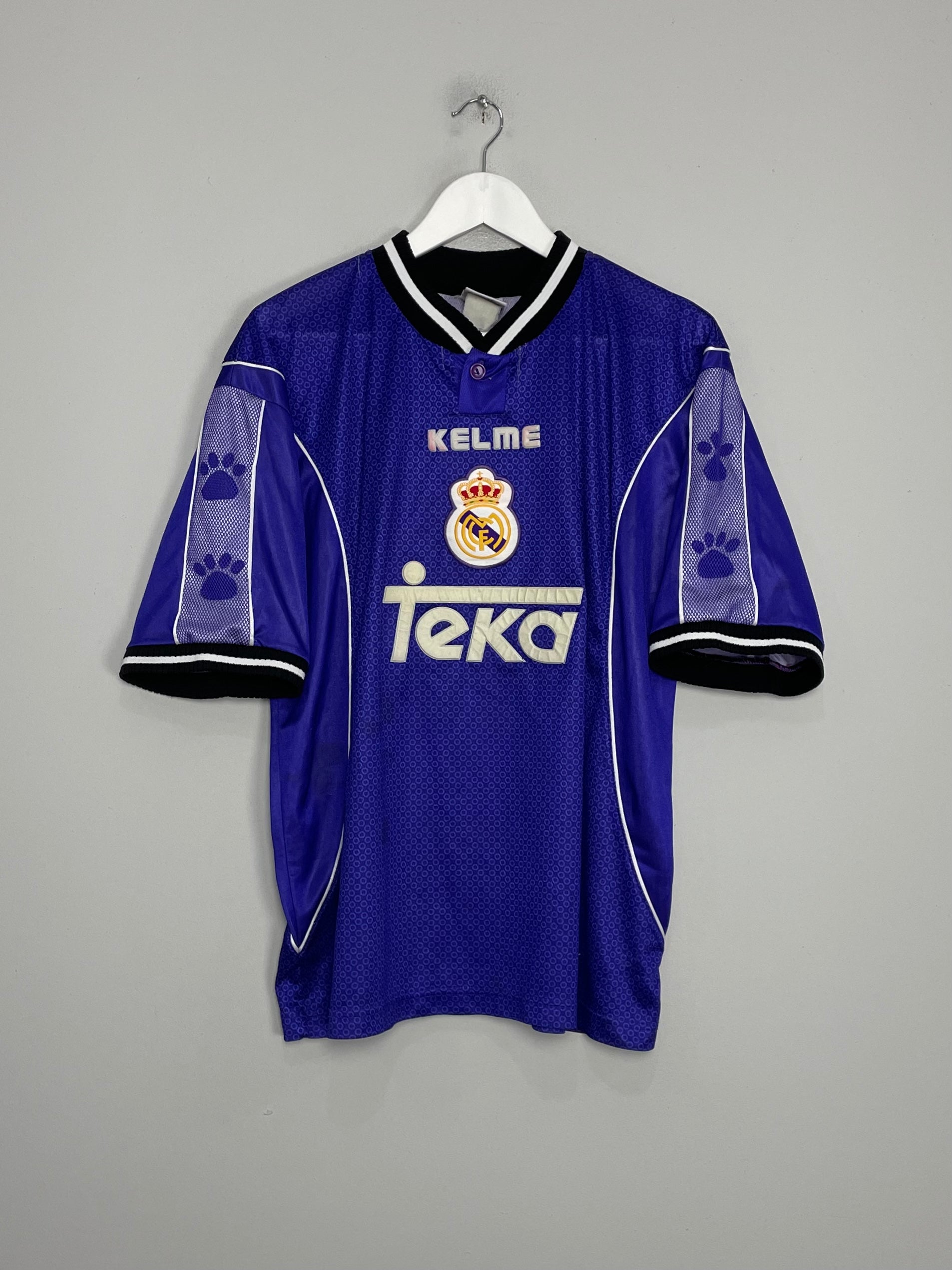 1997/98 REAL MADRID AWAY SHIRT (M) KELME