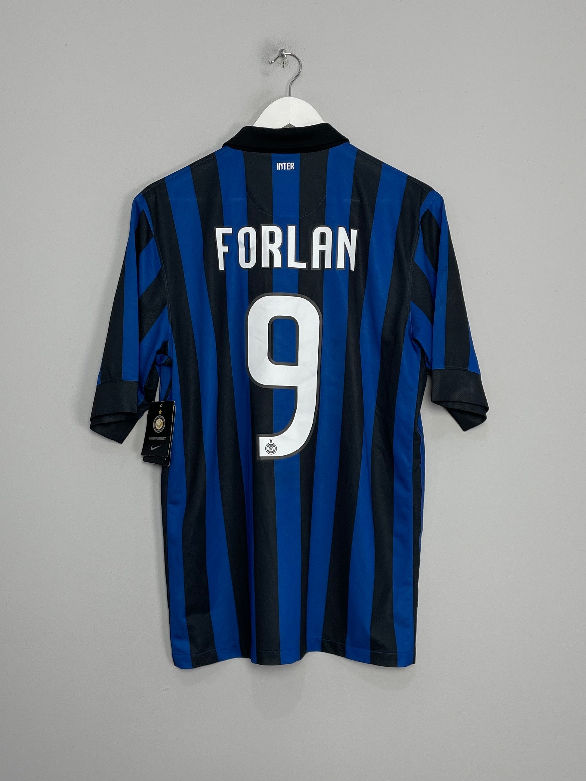 2011/12 INTER MILAN FORLAN #9 *BNWT* HOME SHIRT (M) NIKE