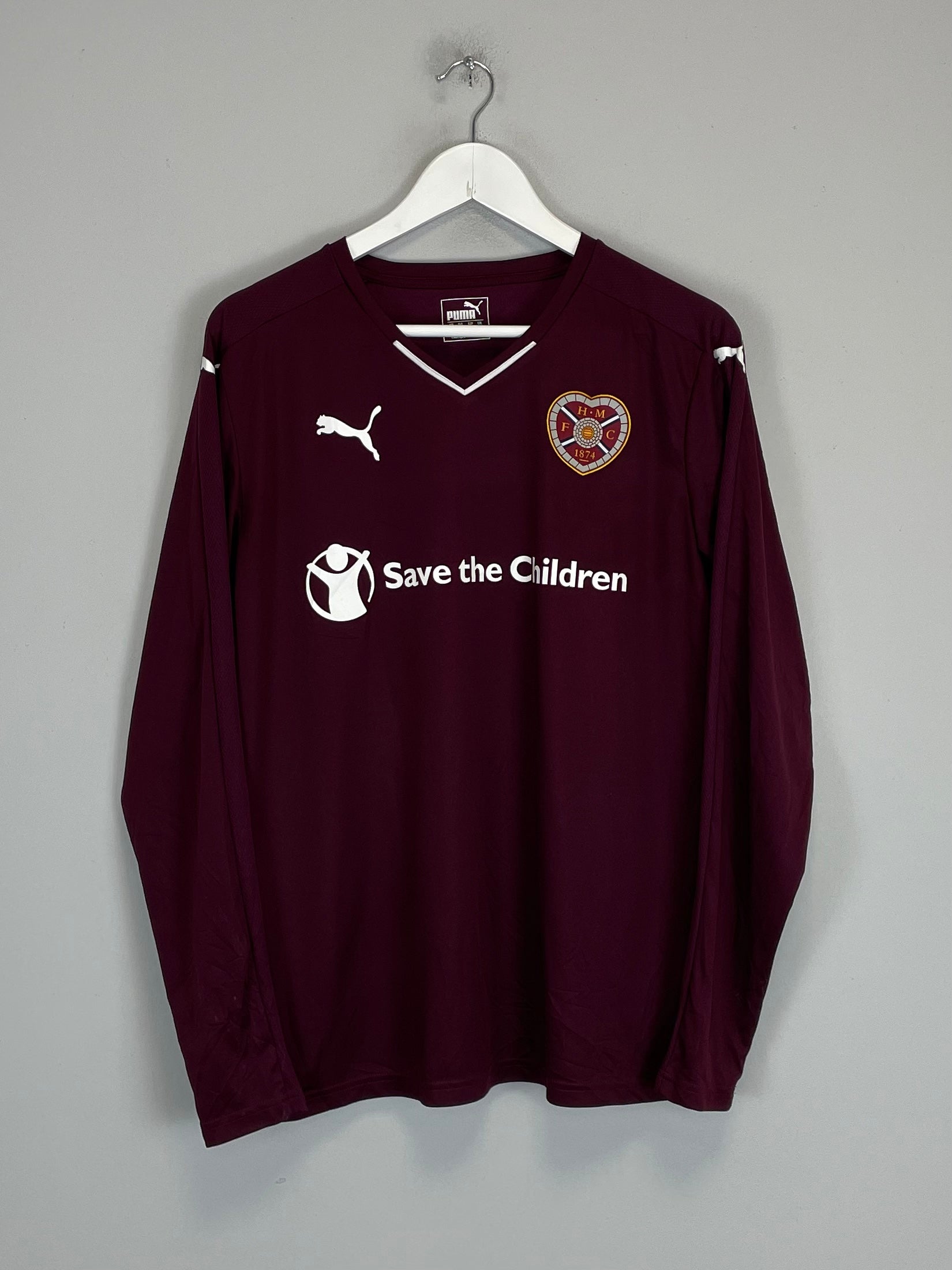 2016/17 HEARTS SARMA #20 L/S HOME SHIRT (M) PUMA