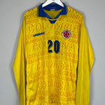 1995/97 COLOMBIA #20 L/S HOME SHIRT (L) UMBRO