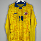 1995/97 COLOMBIA #20 L/S HOME SHIRT (L) UMBRO