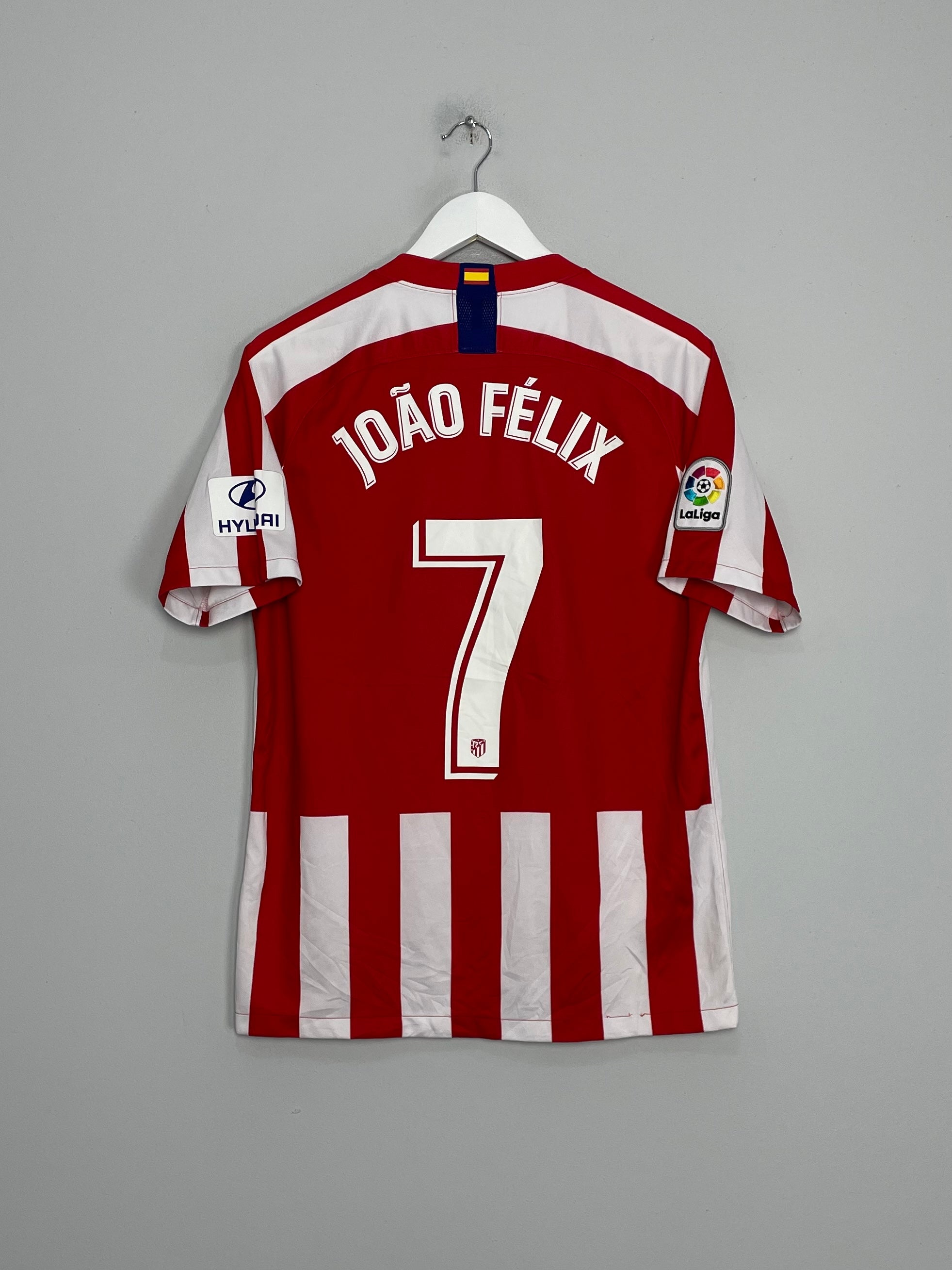 2019/20 ATLETICO MADRID JOAO FELIX #7 HOME SHIRT (M) NIKE