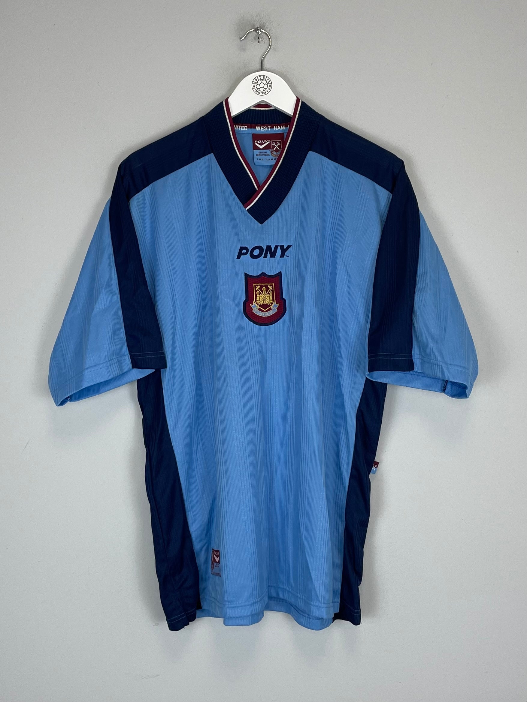 1997/98 WEST HAM AWAY SHIRT (L) PONY