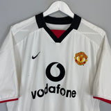 2002/03 MANCHESTER UNITED BECKHAM #7 AWAY SHIRT (L) NIKE