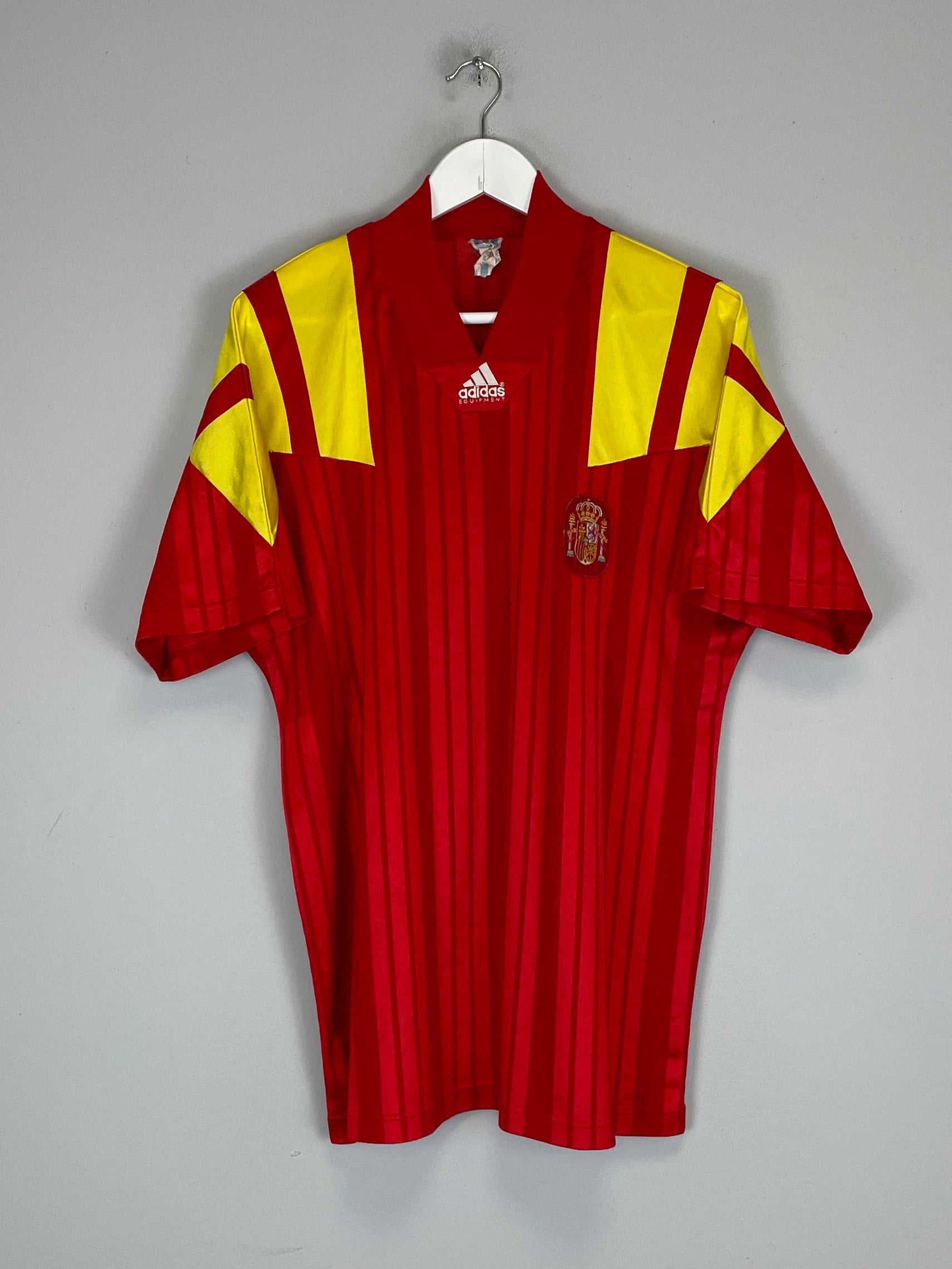 1992/94 SPAIN HOME SHIRT (L) ADIDAS