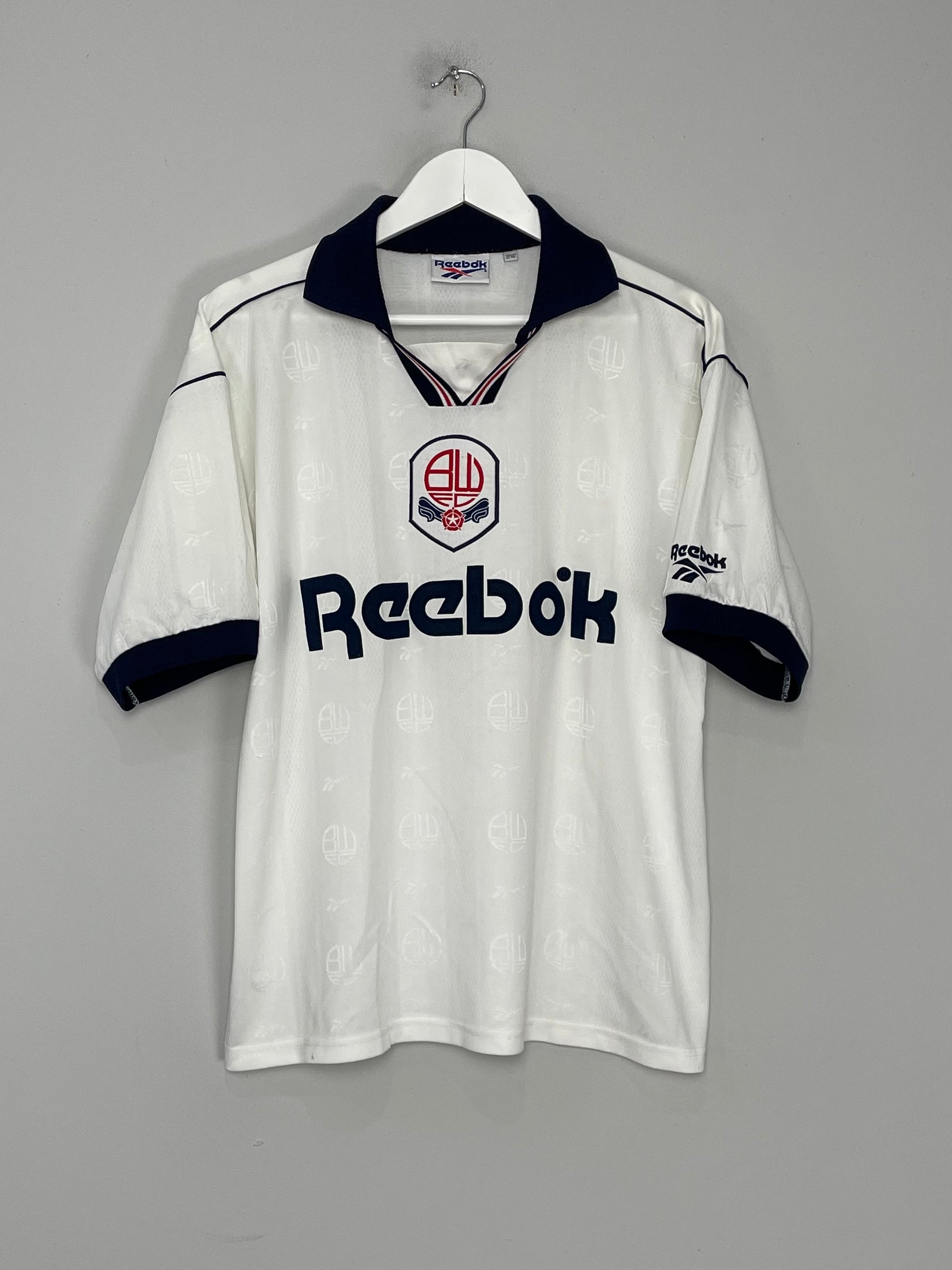 1995/97 BOLTON WANDERERS HOME SHIRT (M) REEBOK