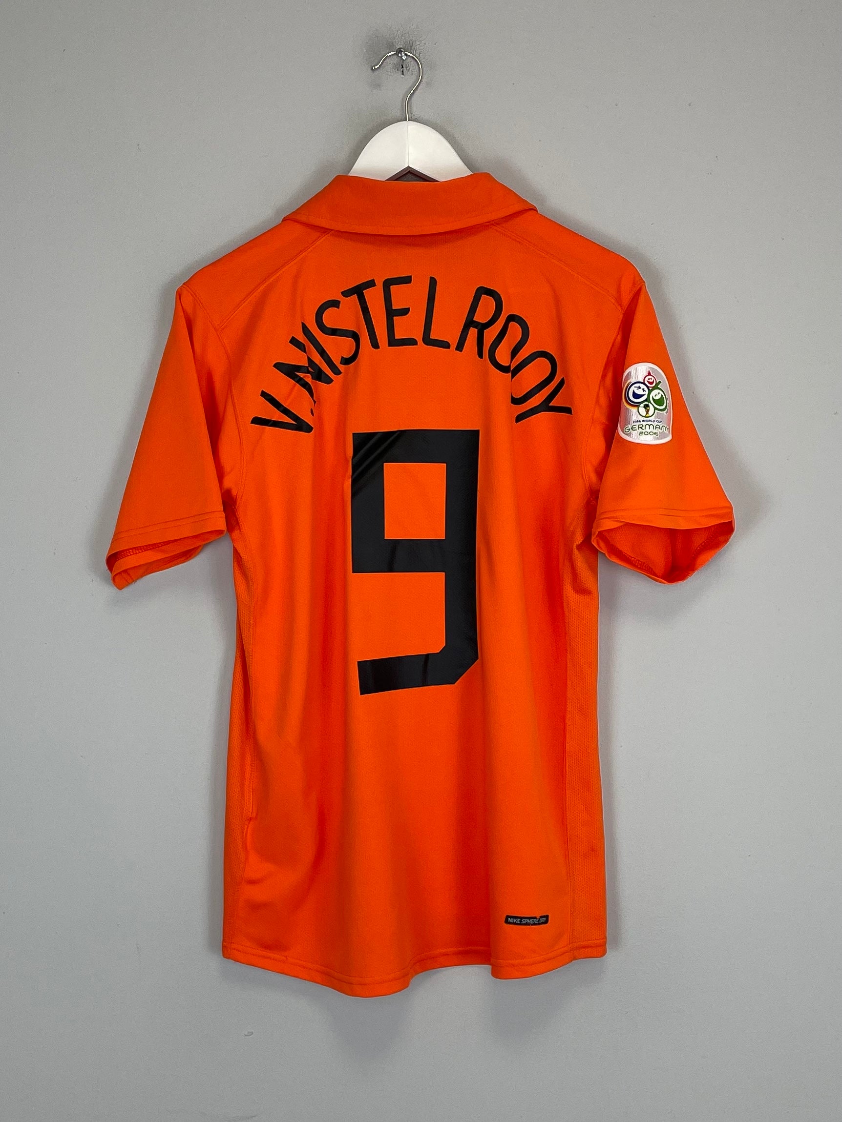 2006/07 NETHERLANDS V.NISTELROOY #9 HOME SHIRT (M) NIKE