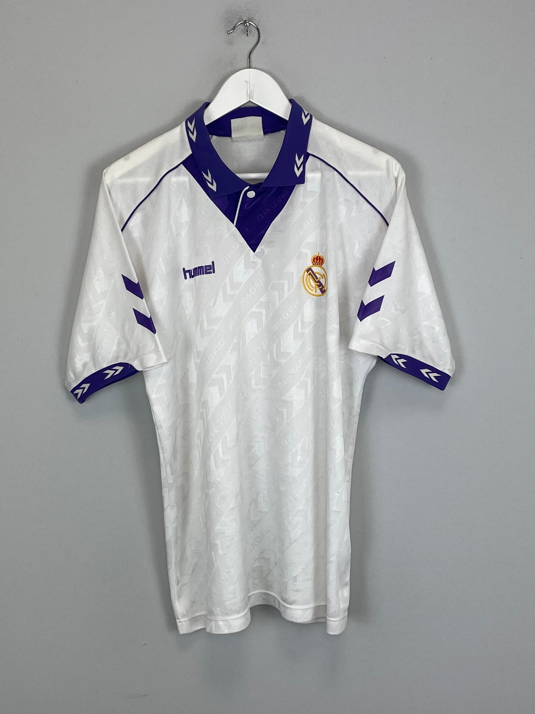 1993/94 REAL MADRID HOME SHIRT (L) HUMMEL