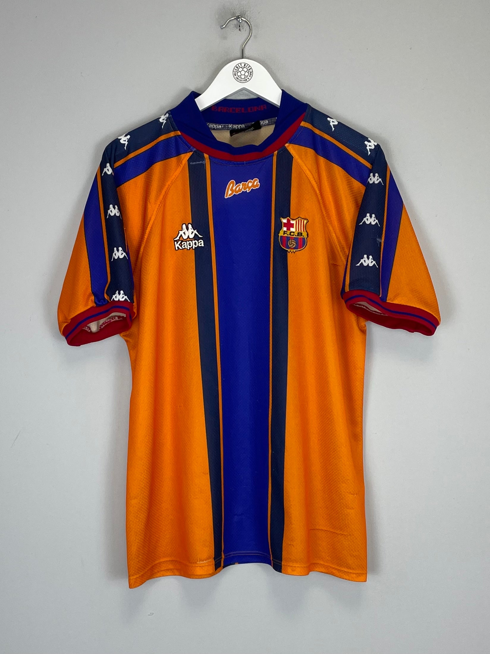 1997/98 BARCELONA AWAY SHIRT (L) KAPPA