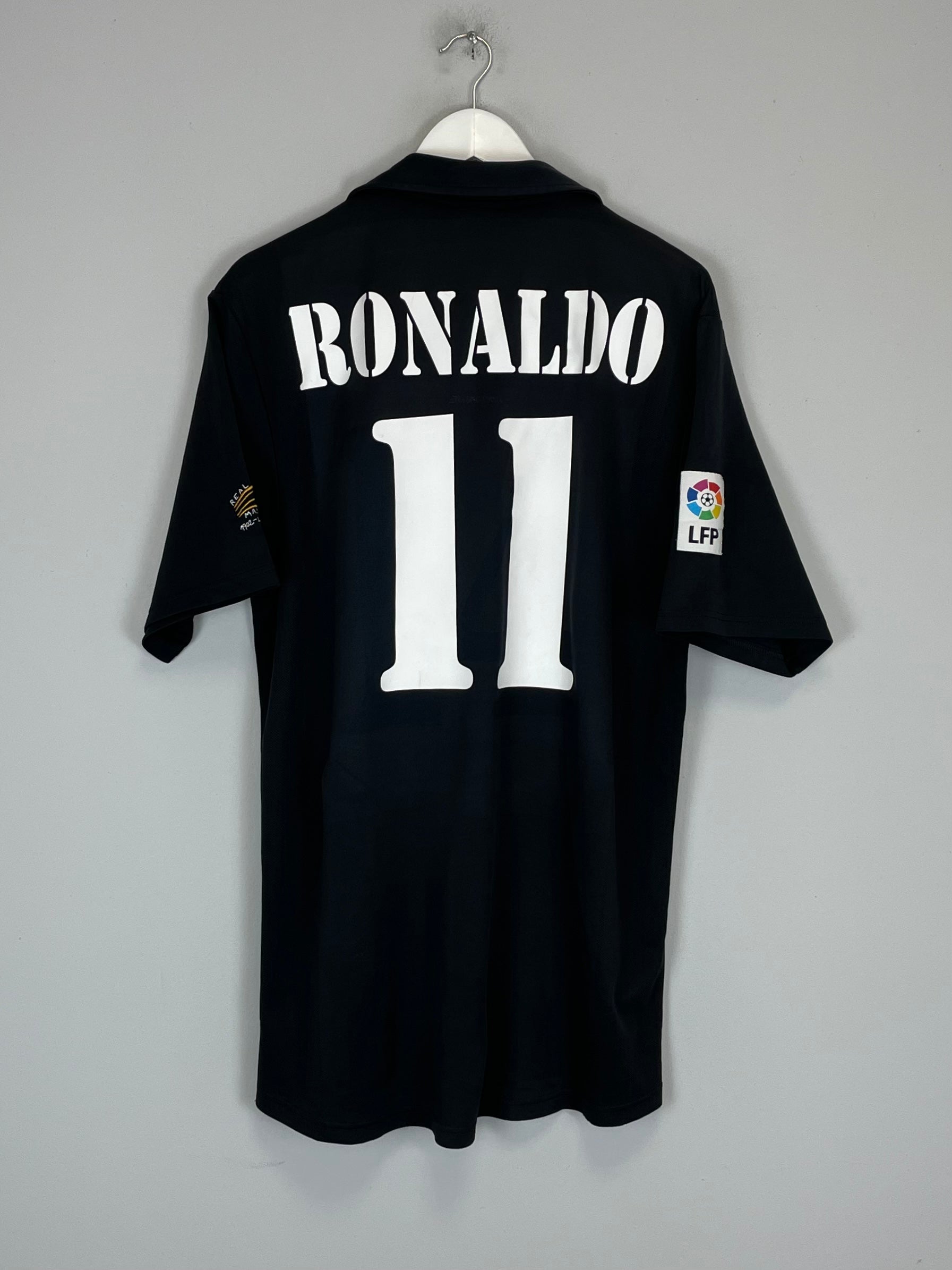 2002/03 REAL MADRID RONALDO #11 *CENTENARY* AWAY SHIRT (L) ADIDAS