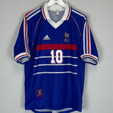 1998/00 FRANCE ZIDANE #10 HOME SHIRT (M) ADIDAS