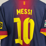 2012/13 BARCELONA MESSI #10 HOME SHIRT (XL) NIKE