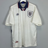 1993/95 ENGLAND HOME SHIRT (XL) UMBRO