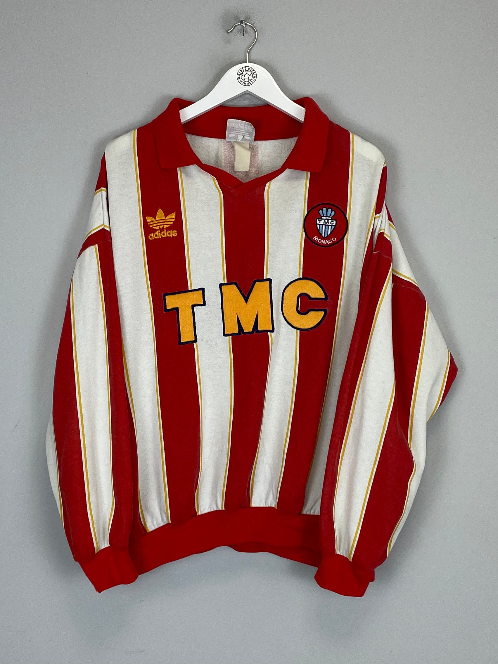 1986/87 MONACO SWEATSHIRT (M) ADIDAS