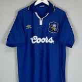 1995/96 CHELSEA HOME SHIRT (XL) UMBRO