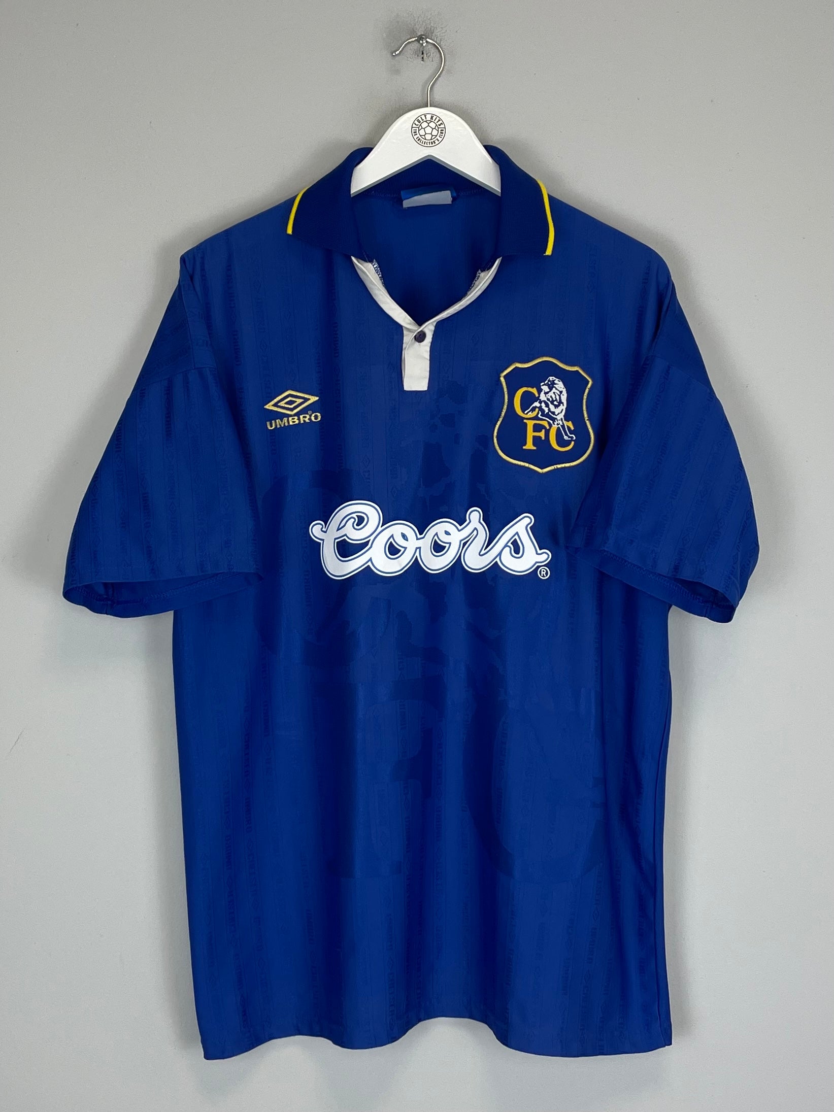 1995/96 CHELSEA HOME SHIRT (XL) UMBRO