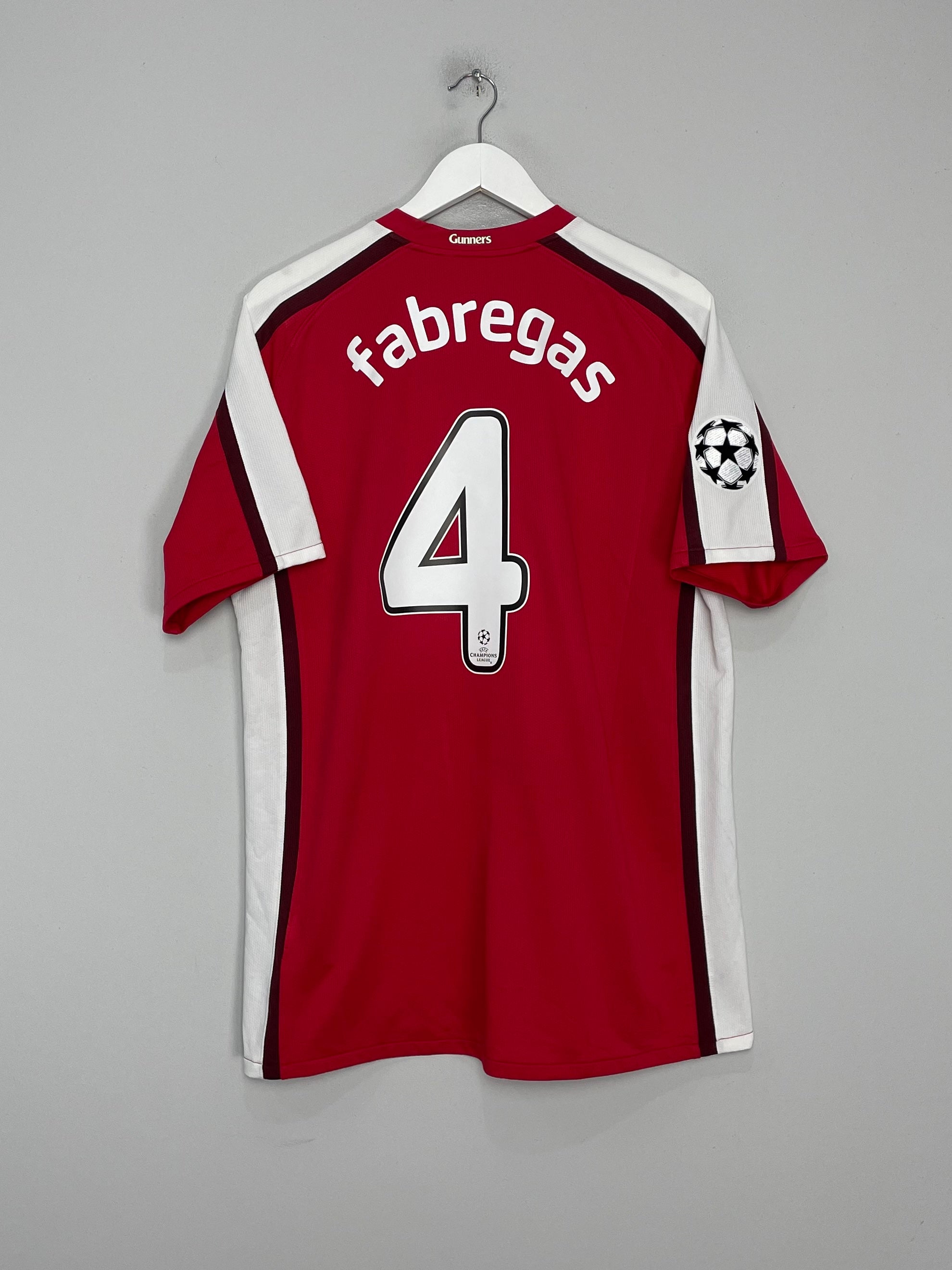 2008/10 ARSENAL FABREGAS #4 C/L HOME SHIRT (L) NIKE