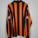 1995/96 LUTON TOWN L/S *PLAYER ISSUE* AWAY SHIRT (XXL) PONY