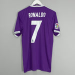 2016/17 REAL MADRID RONALDO #7 AWAY SHIRT (M) ADIDAS