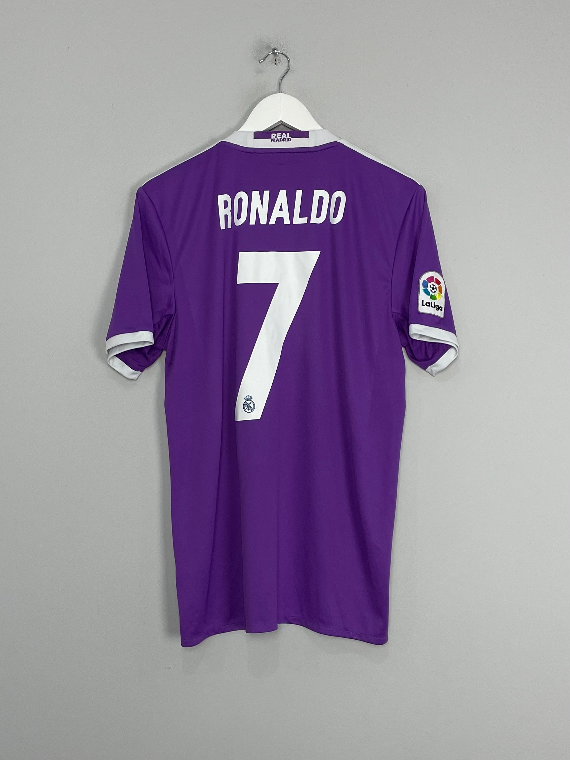 2016/17 REAL MADRID RONALDO #7 AWAY SHIRT (M) ADIDAS